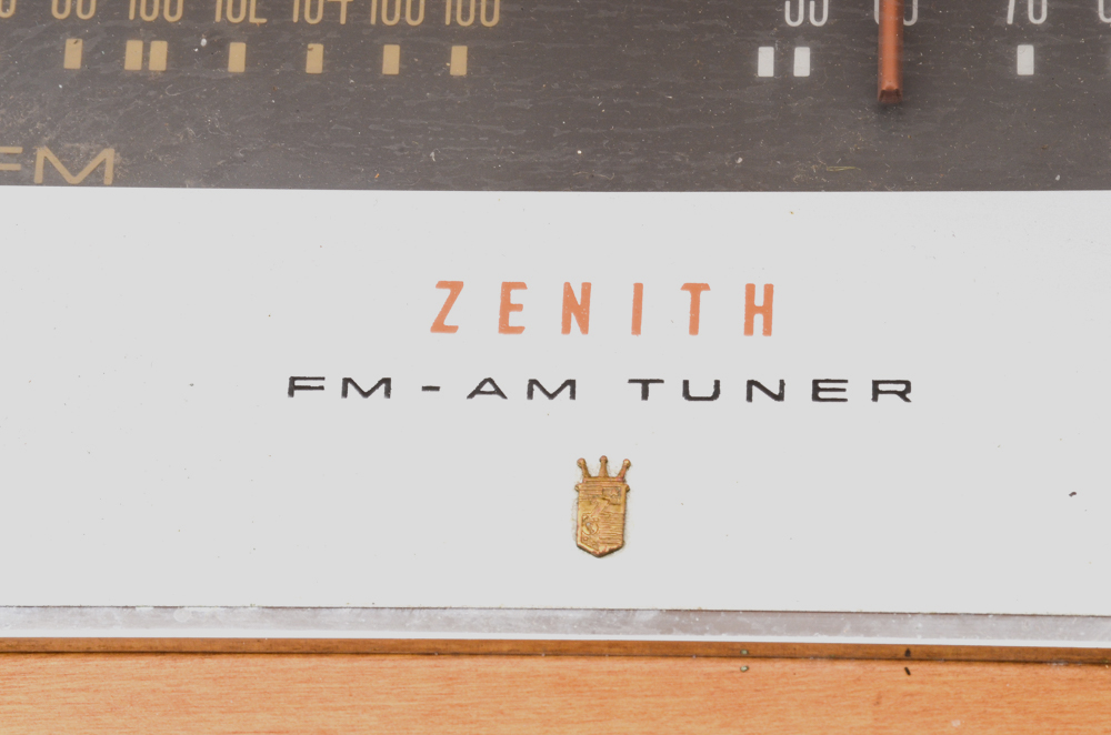 Zenith FM-AM Tuner Console