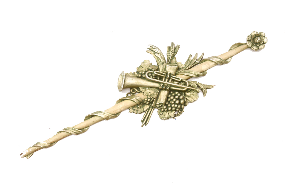 Pair of Wood Musical Themed Wall Sconce