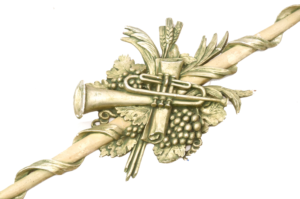 Pair of Wood Musical Themed Wall Sconce