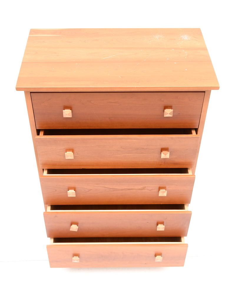 Vernon American Mission Tall Chest of Drawers