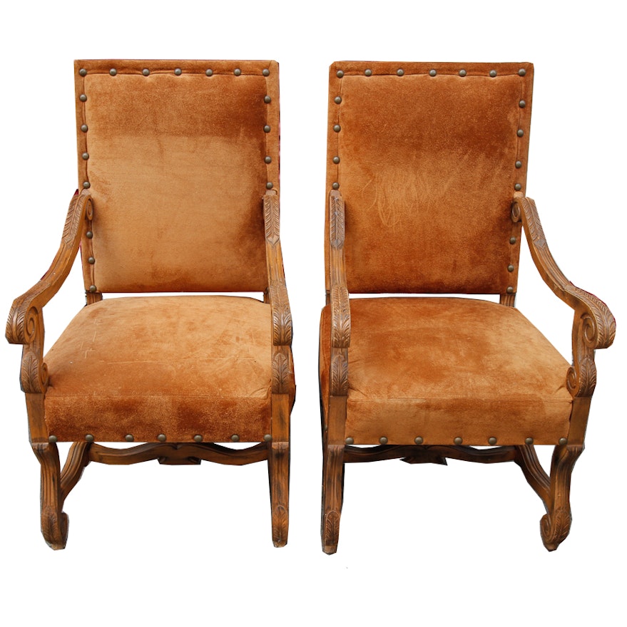 Pair of Louis XIV Style Chairs