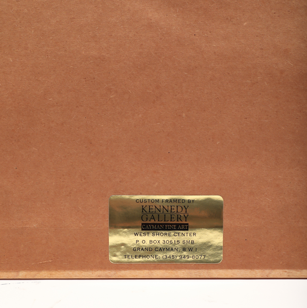 Signed Limited Edition Map of Cayman Islands