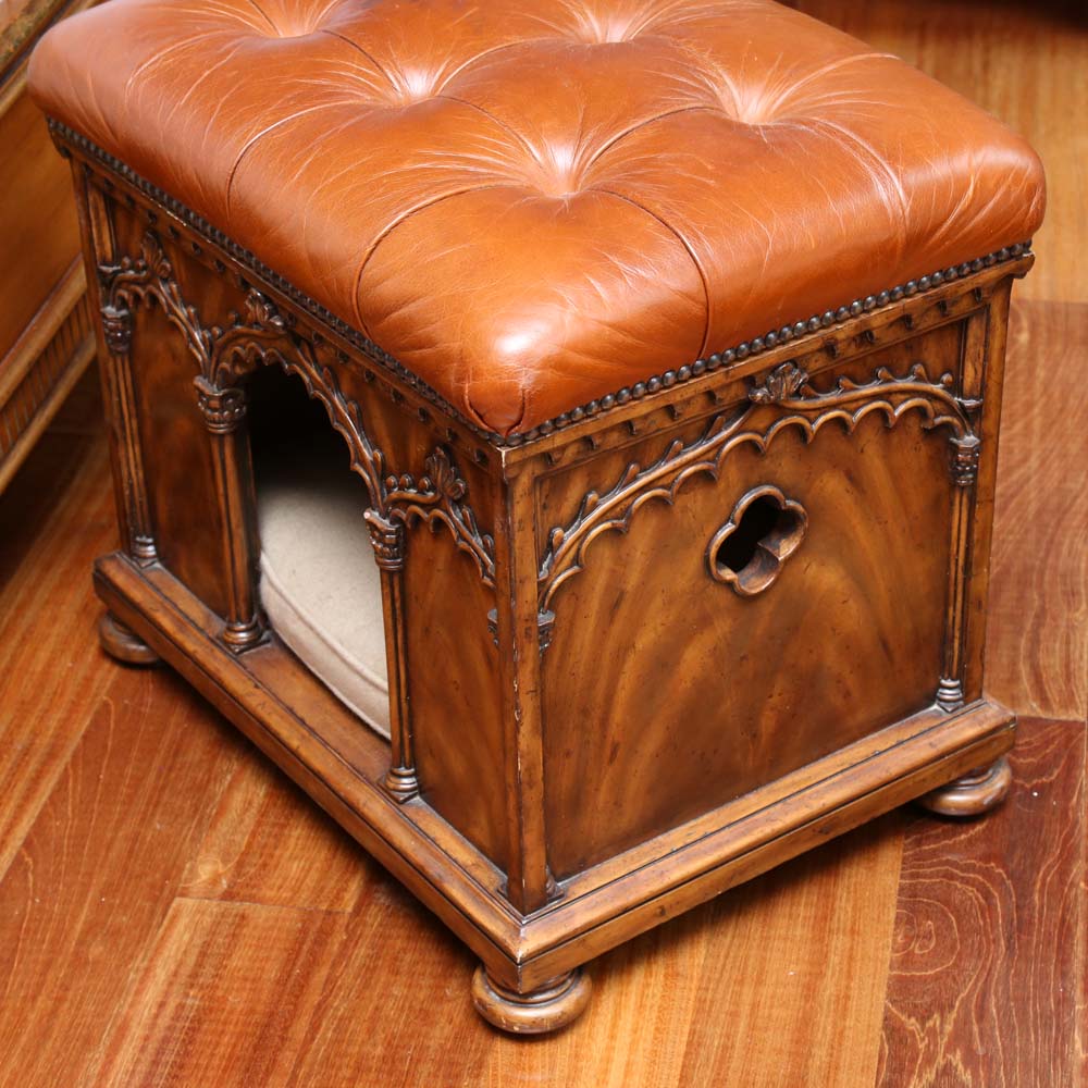 Maitland-Smith Gothic Revival Pet Bed
