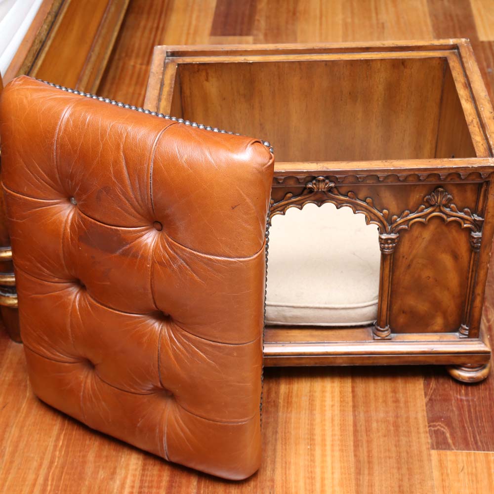 Maitland-Smith Gothic Revival Pet Bed