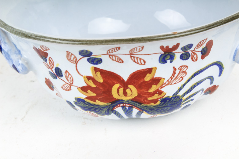 Tiffany & Co Hand Painted Italian Majolica Bowl