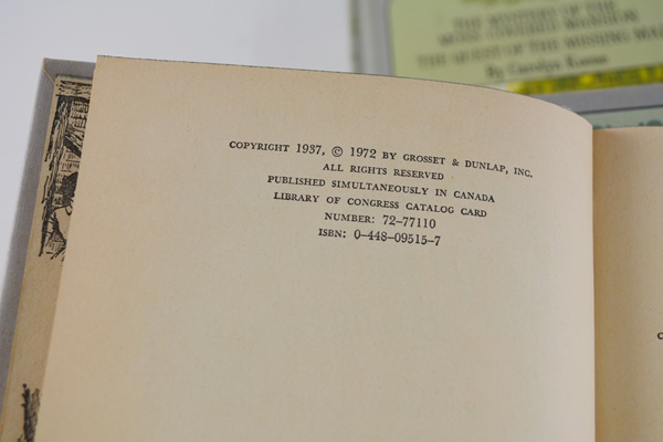 Carolyn Keene "Nancy Drew Mystery Series" Collection of Hardcover Books