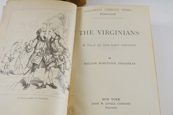 Antique "Thackery's Works" Collection Hardcover Books