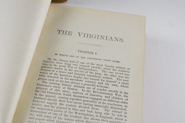 Antique "Thackery's Works" Collection Hardcover Books