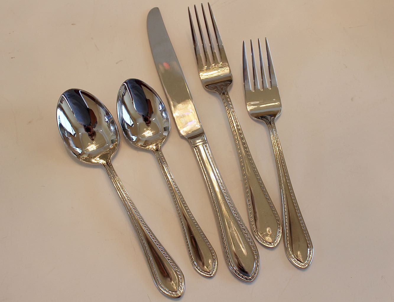 Reed & Barton 18/10 Stainless Flatware for Twelve