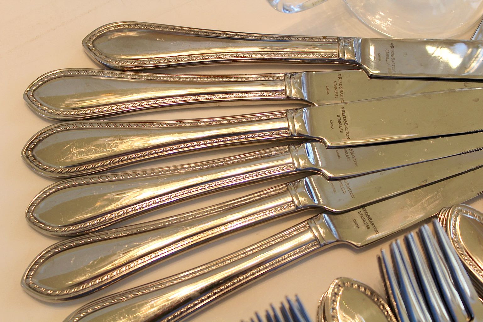 Reed & Barton 18/10 Stainless Flatware for Twelve