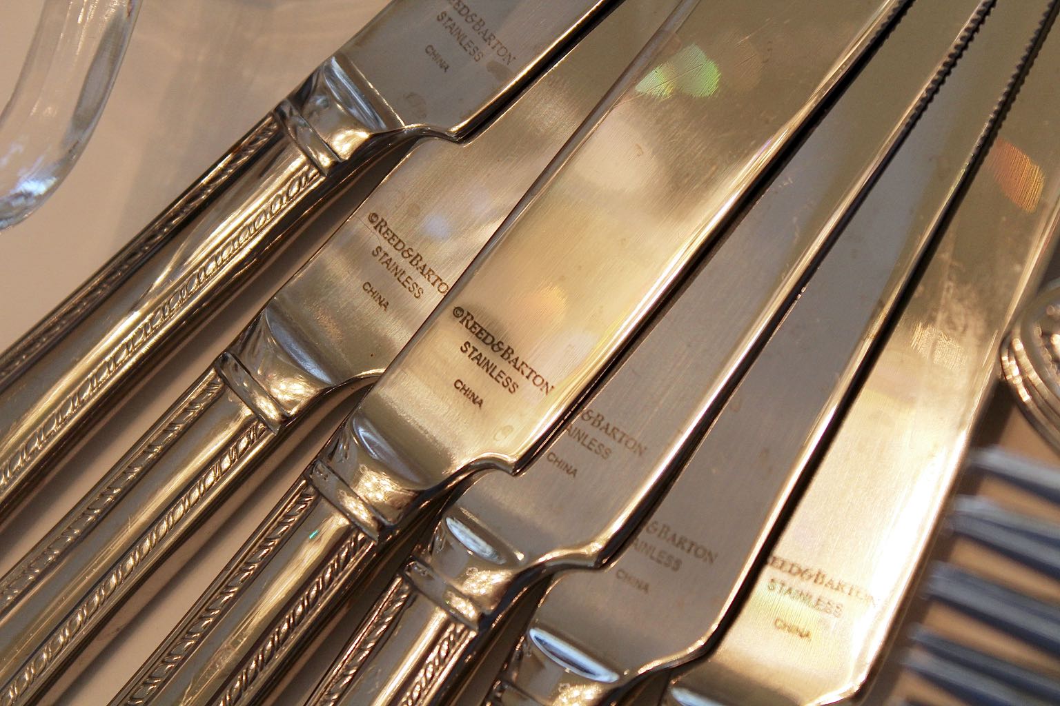 Reed & Barton 18/10 Stainless Flatware for Twelve