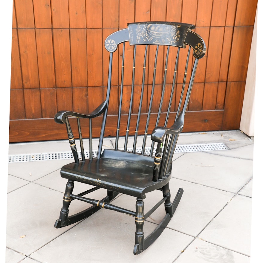 Hitchcock Style Rocking Chair