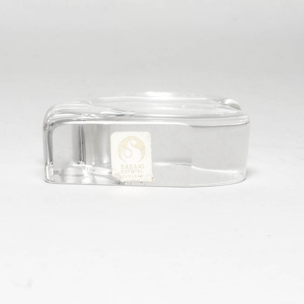 Sasaki Crystal Paperweight