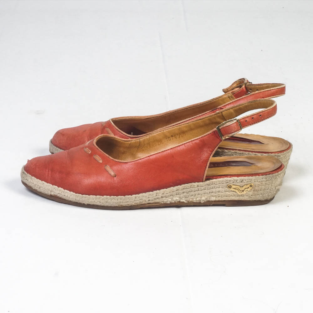 Two Pairs of Women's Vintage Cities Slingback Sandals