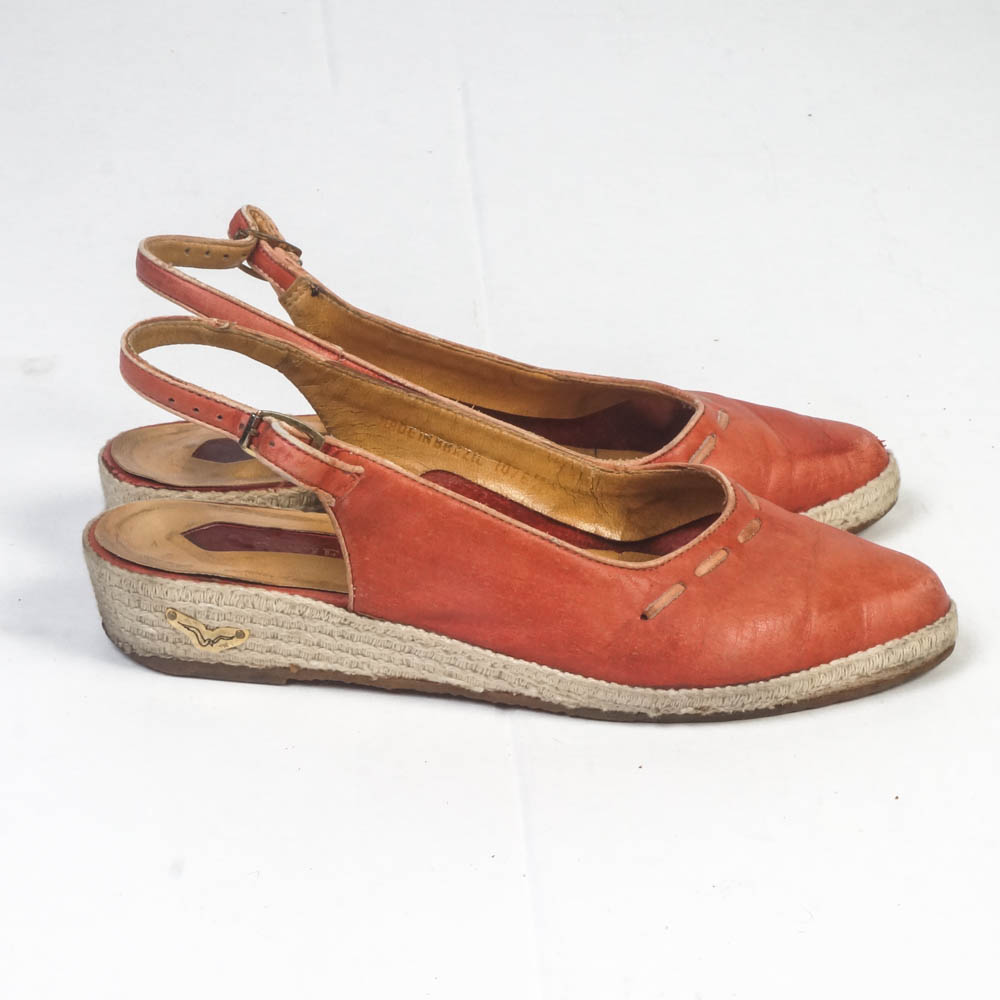 Two Pairs of Women's Vintage Cities Slingback Sandals