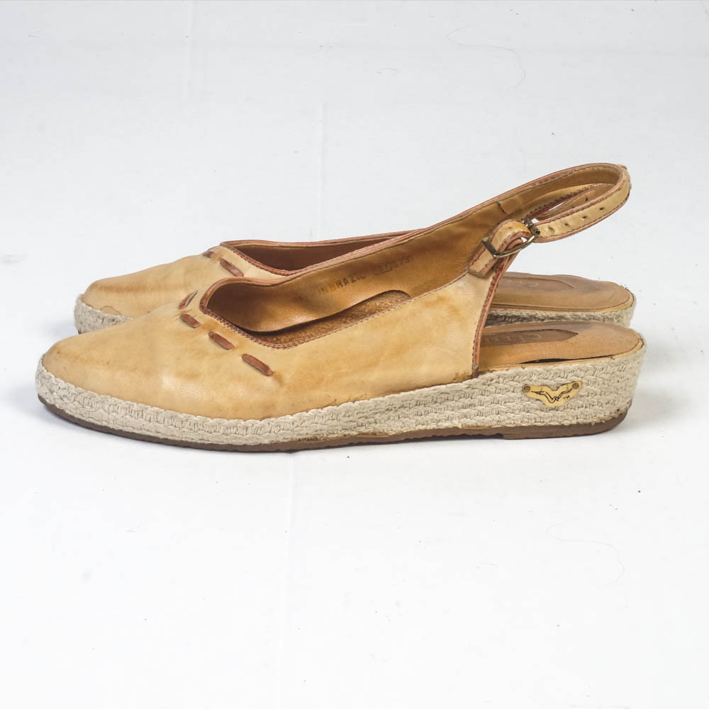 Two Pairs of Women's Vintage Cities Slingback Sandals