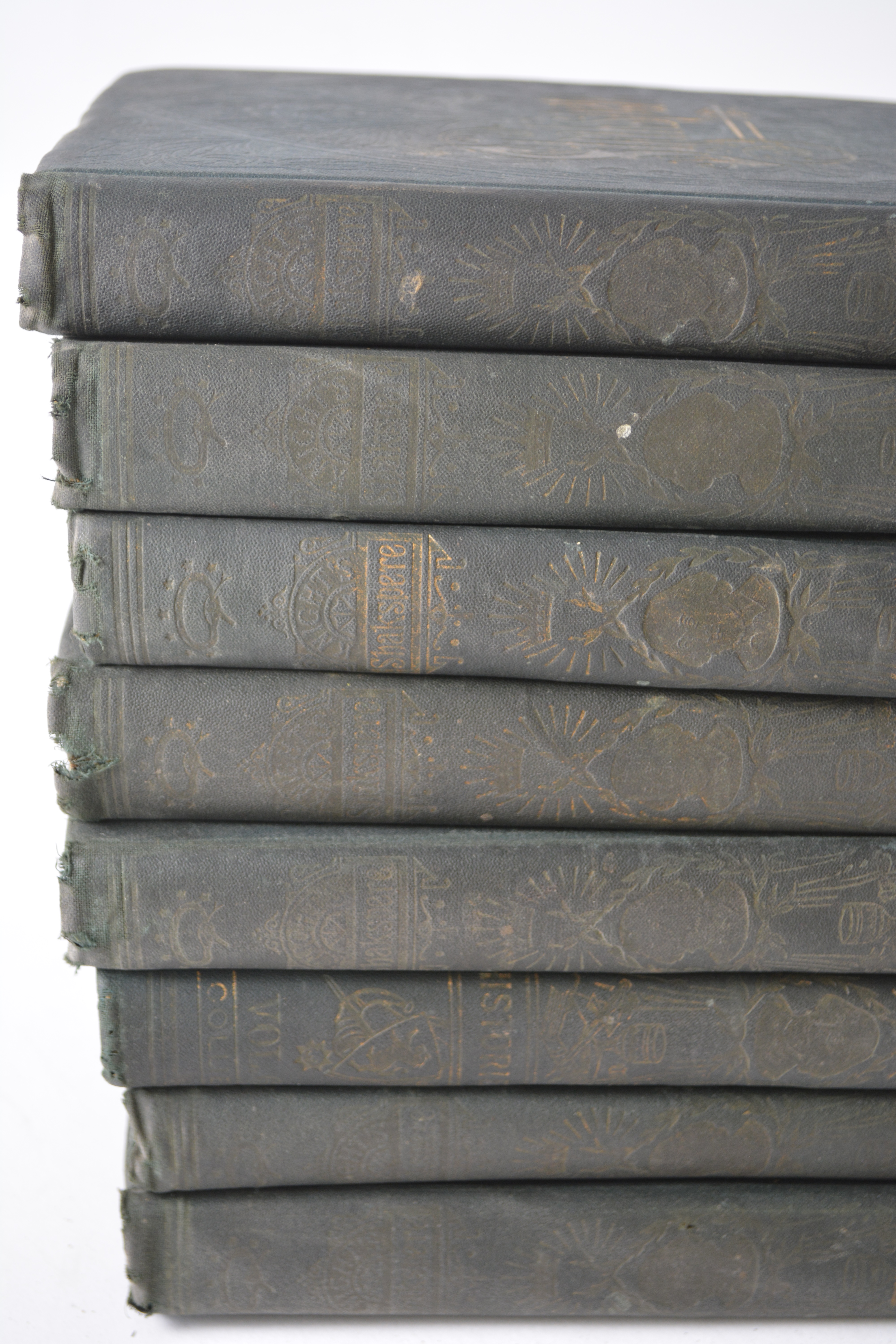 Antique "The Pictorial Edition of the Works of Shakspere" Hardcover Books