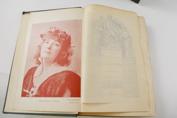 Antique "The Pictorial Edition of the Works of Shakspere" Hardcover Books