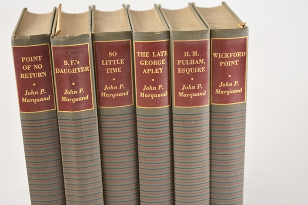 Collection of Hardcover Books By John P. Marquand