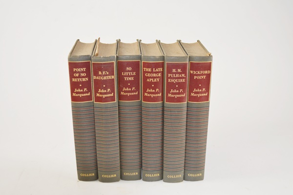 Collection of Hardcover Books By John P. Marquand