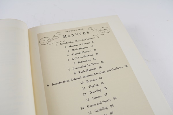 "Vogue's Book of Etiquette" First Edition Hardcover Book