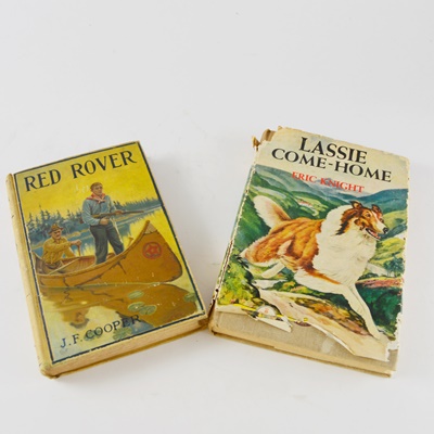 "Lassie Come-Home" by Eric Knight and "Red Rover" by J.F. Cooper