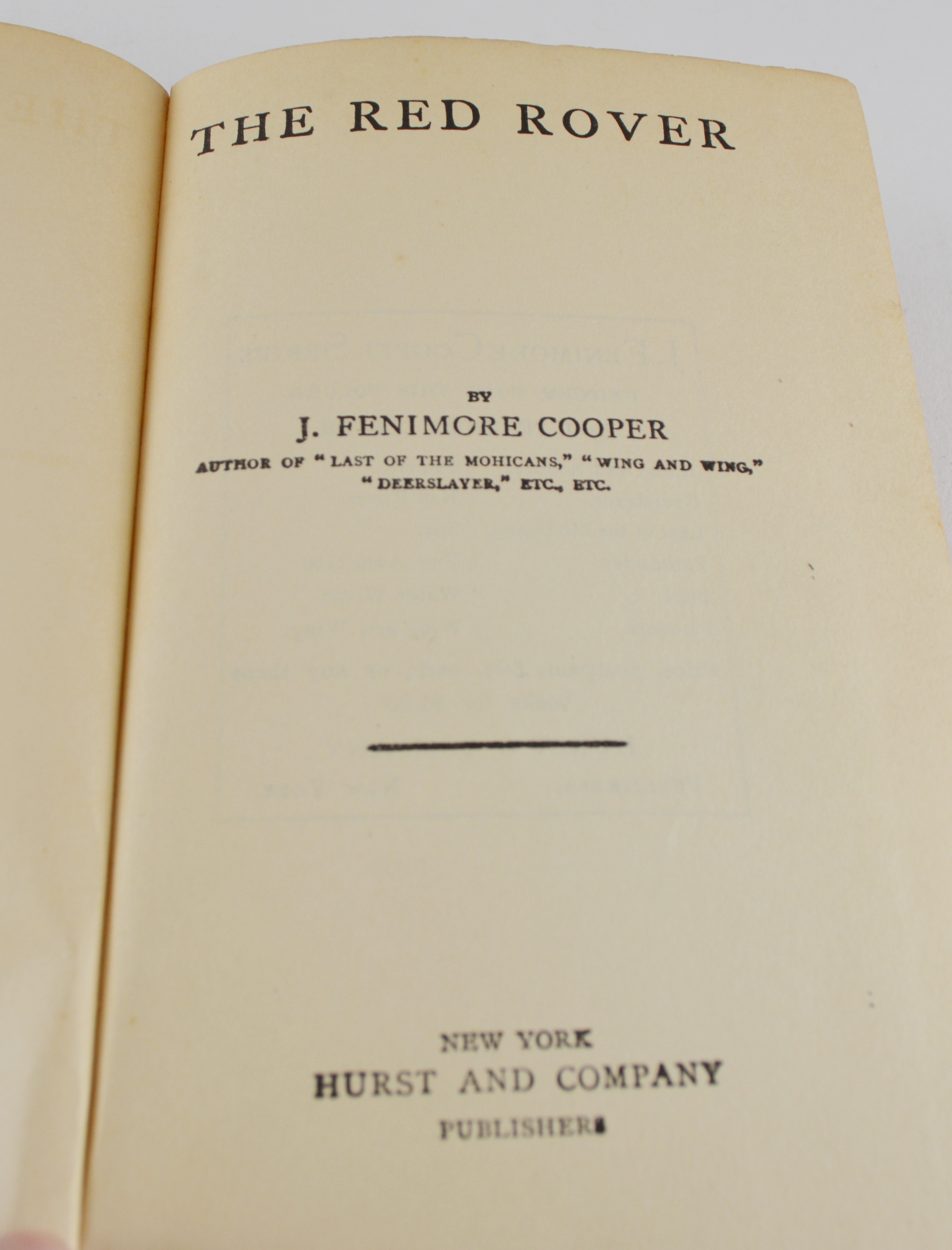 "Lassie Come-Home" by Eric Knight and "Red Rover" by J.F. Cooper