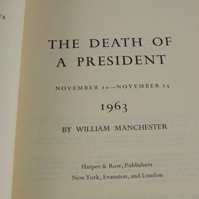 First Edition "The Death of a President: November 1963"