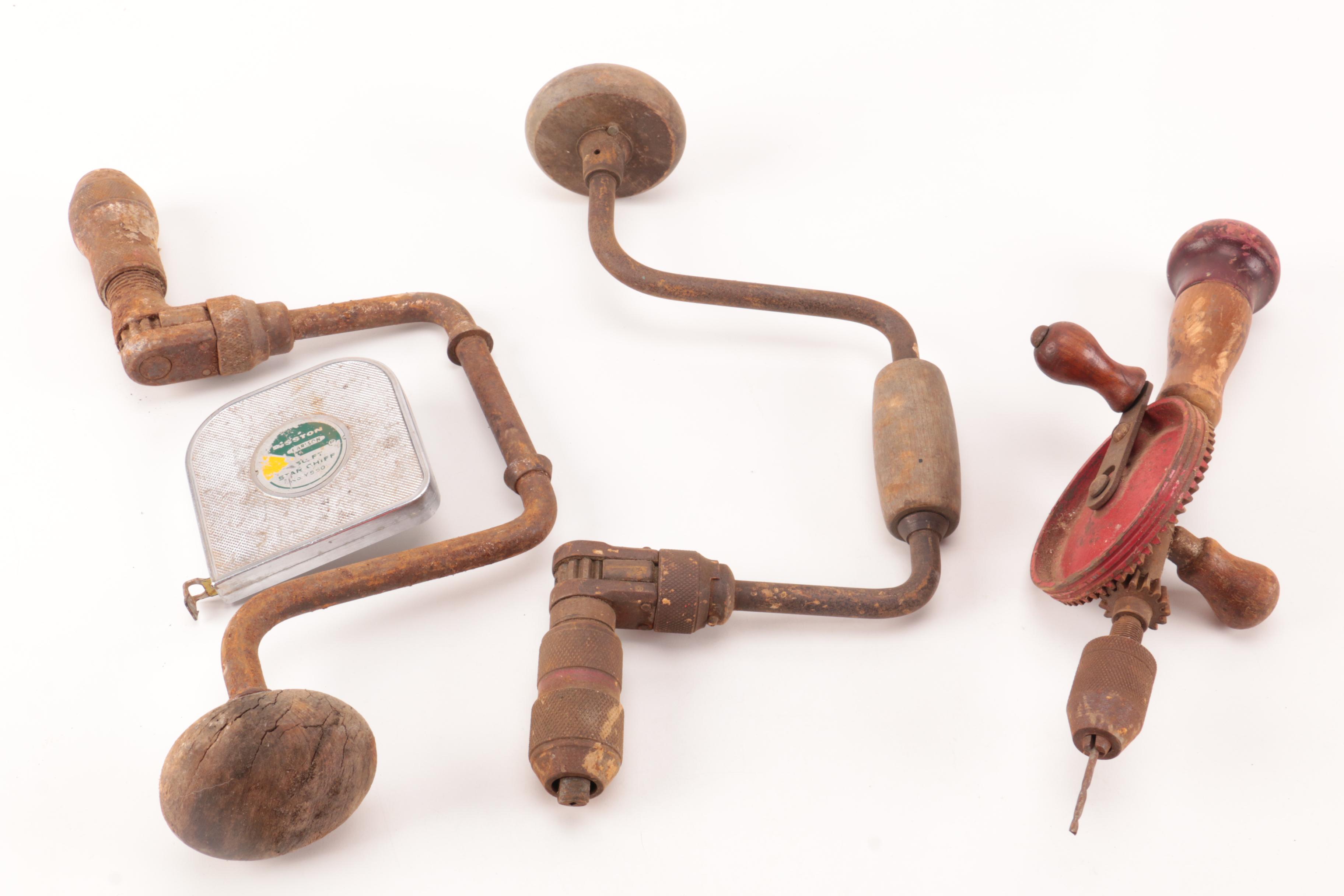 Vintage Drill Bits and Assorted Tools