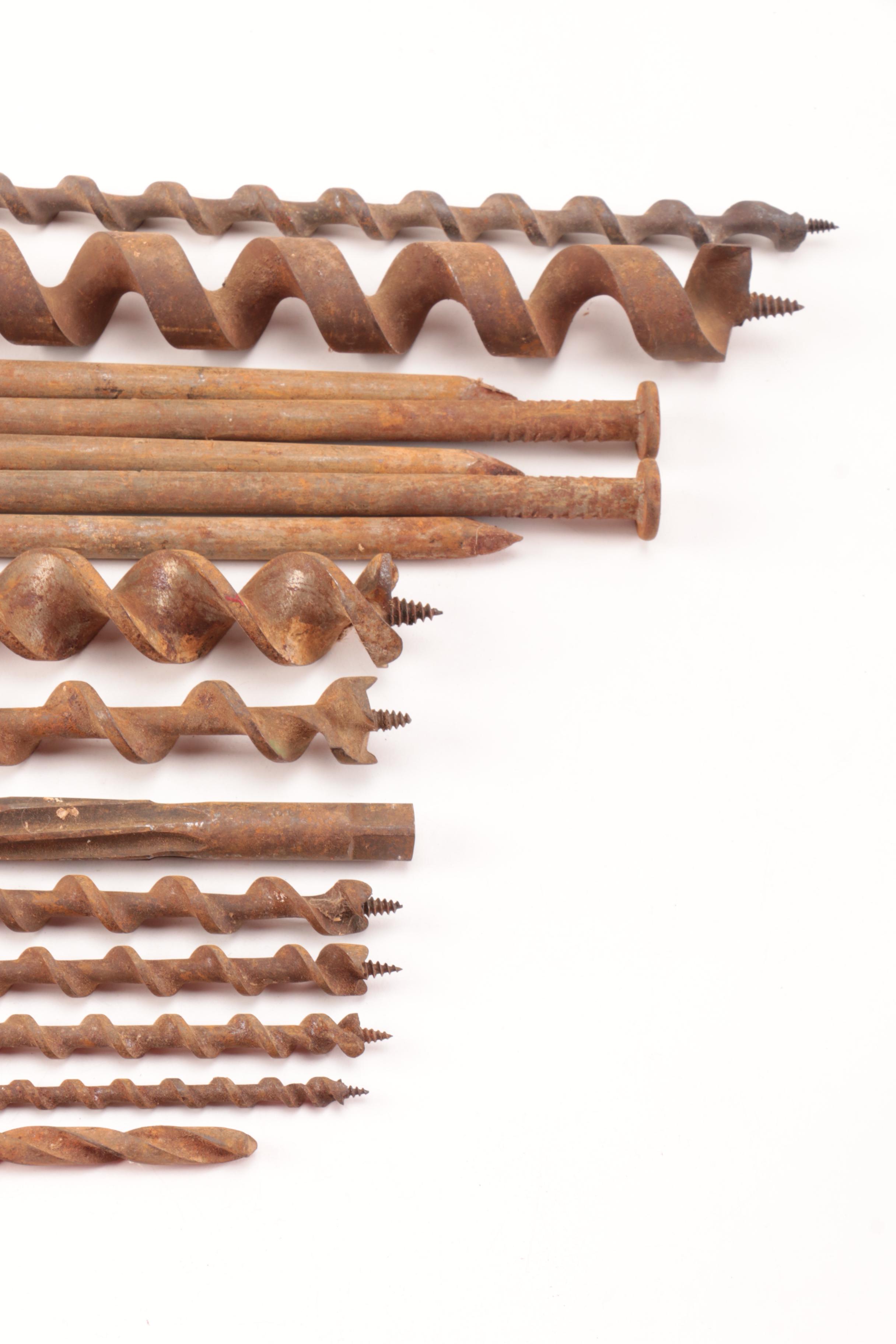 Vintage Drill Bits and Assorted Tools