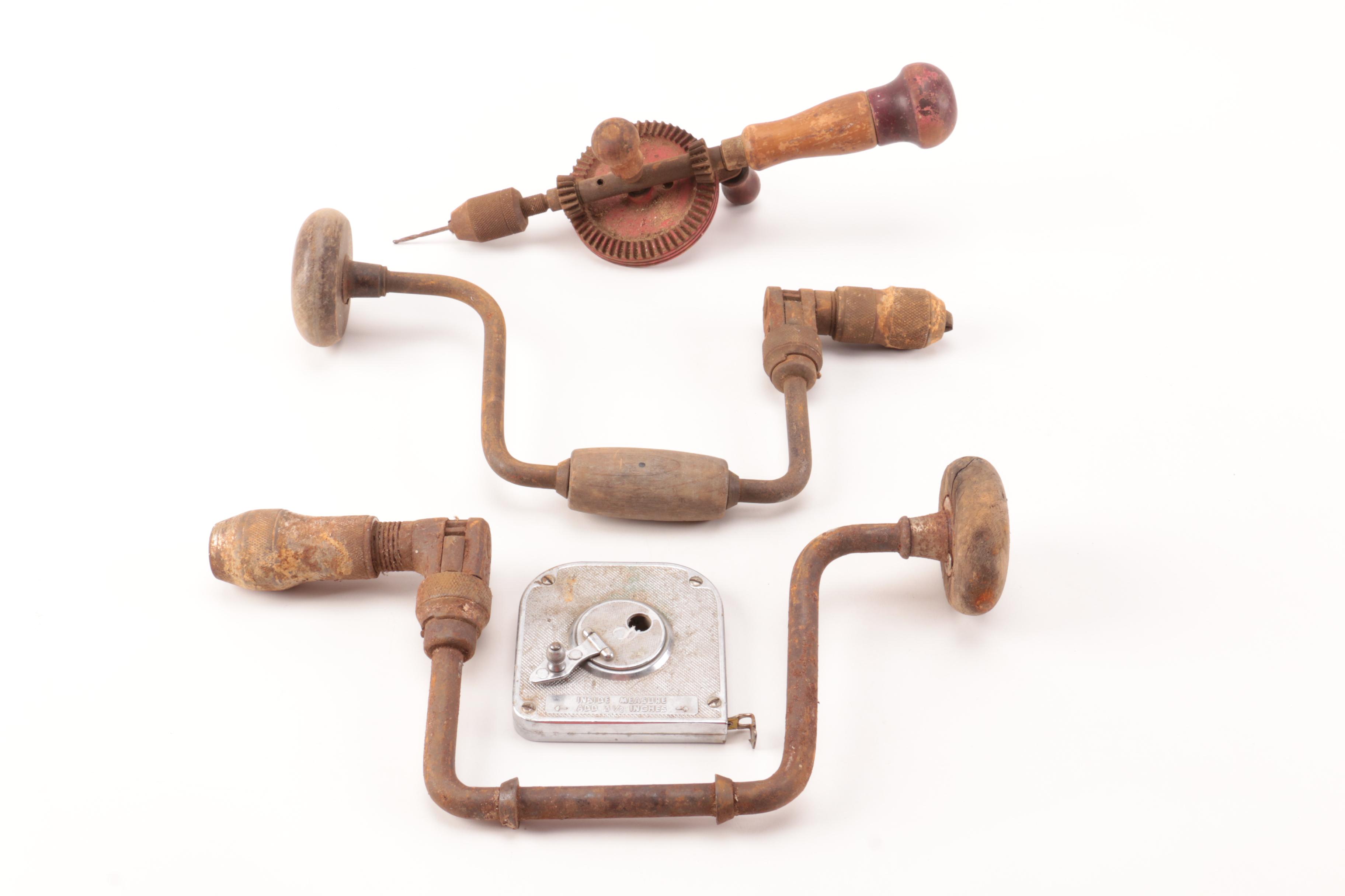 Vintage Drill Bits and Assorted Tools