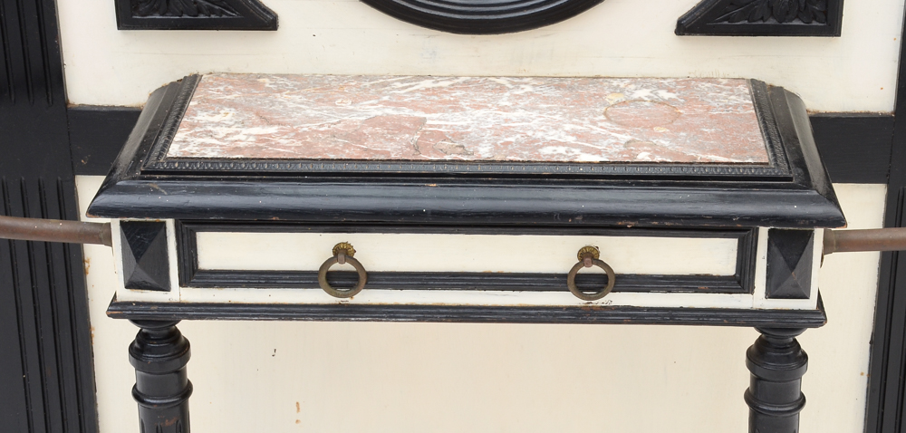 Vintage Hand Painted Hall Tree