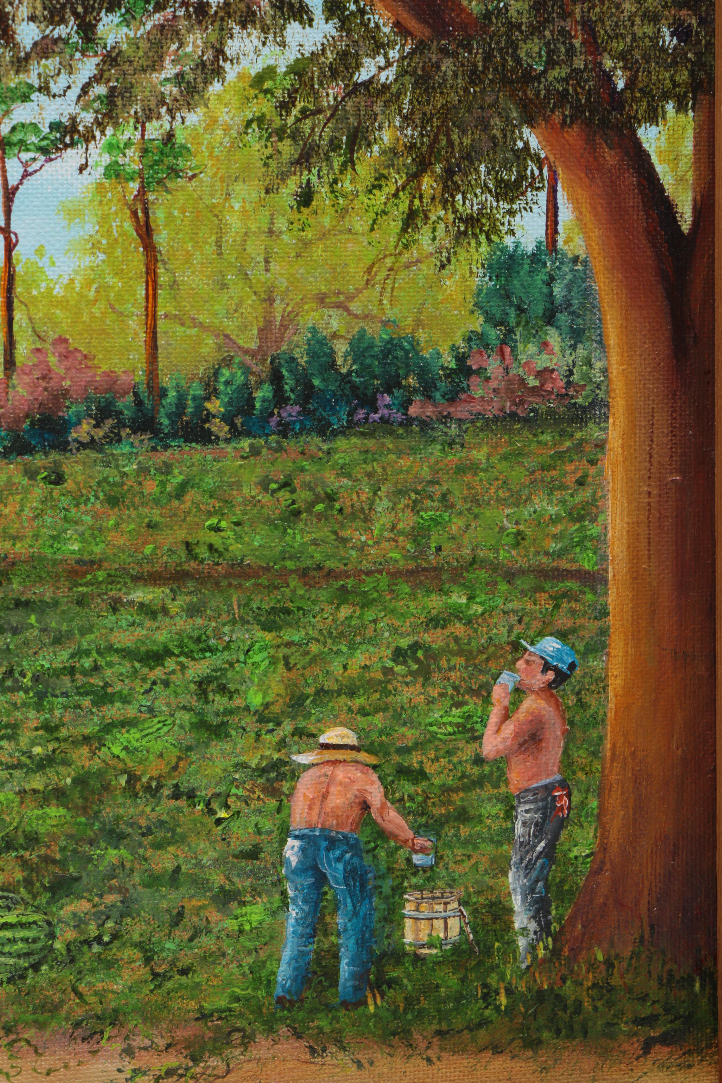 Bettye Williams Acrylic Painting "Hundred Degrees in the Shade"