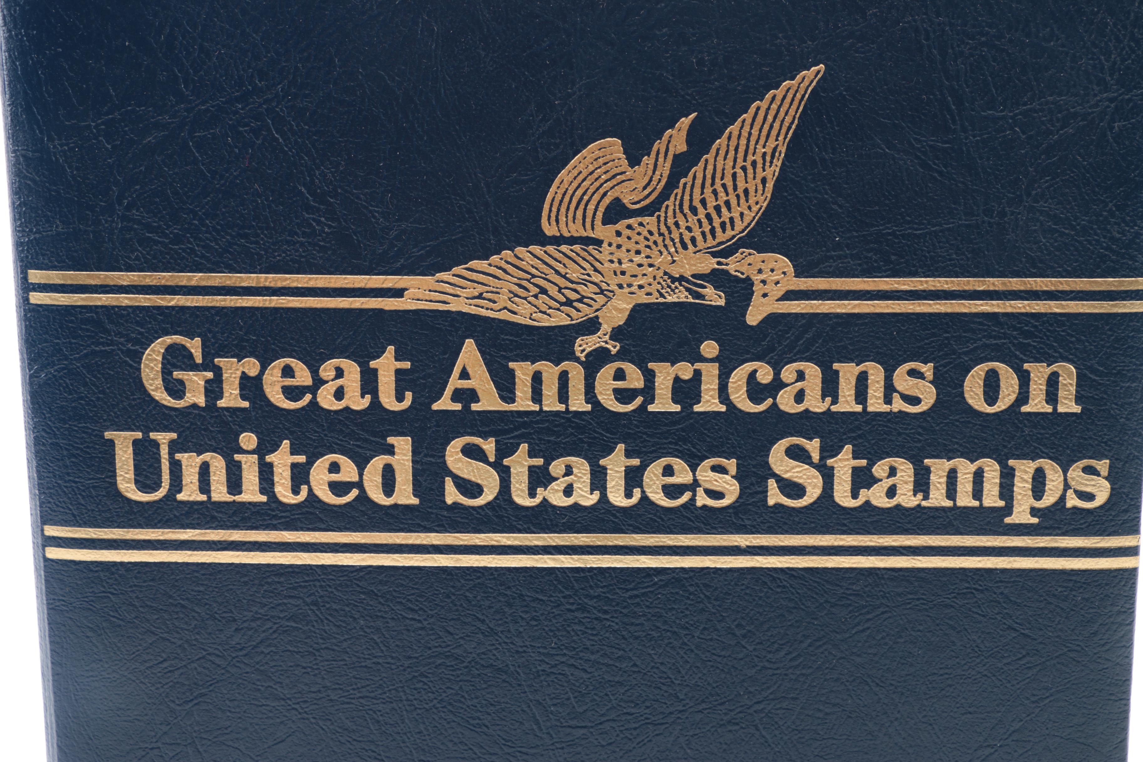 Great Americans on United States Stamps Album