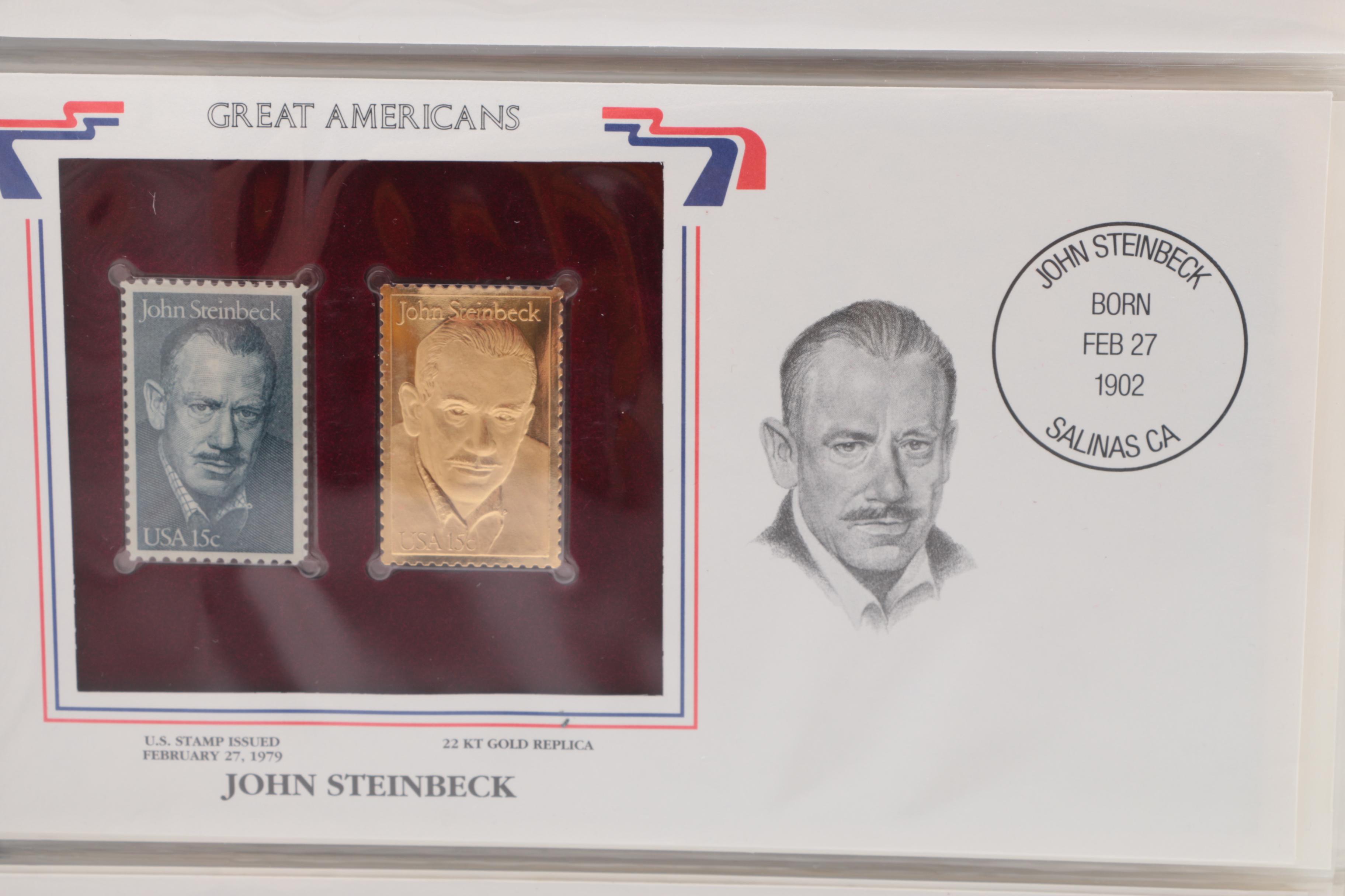 Great Americans on United States Stamps Album