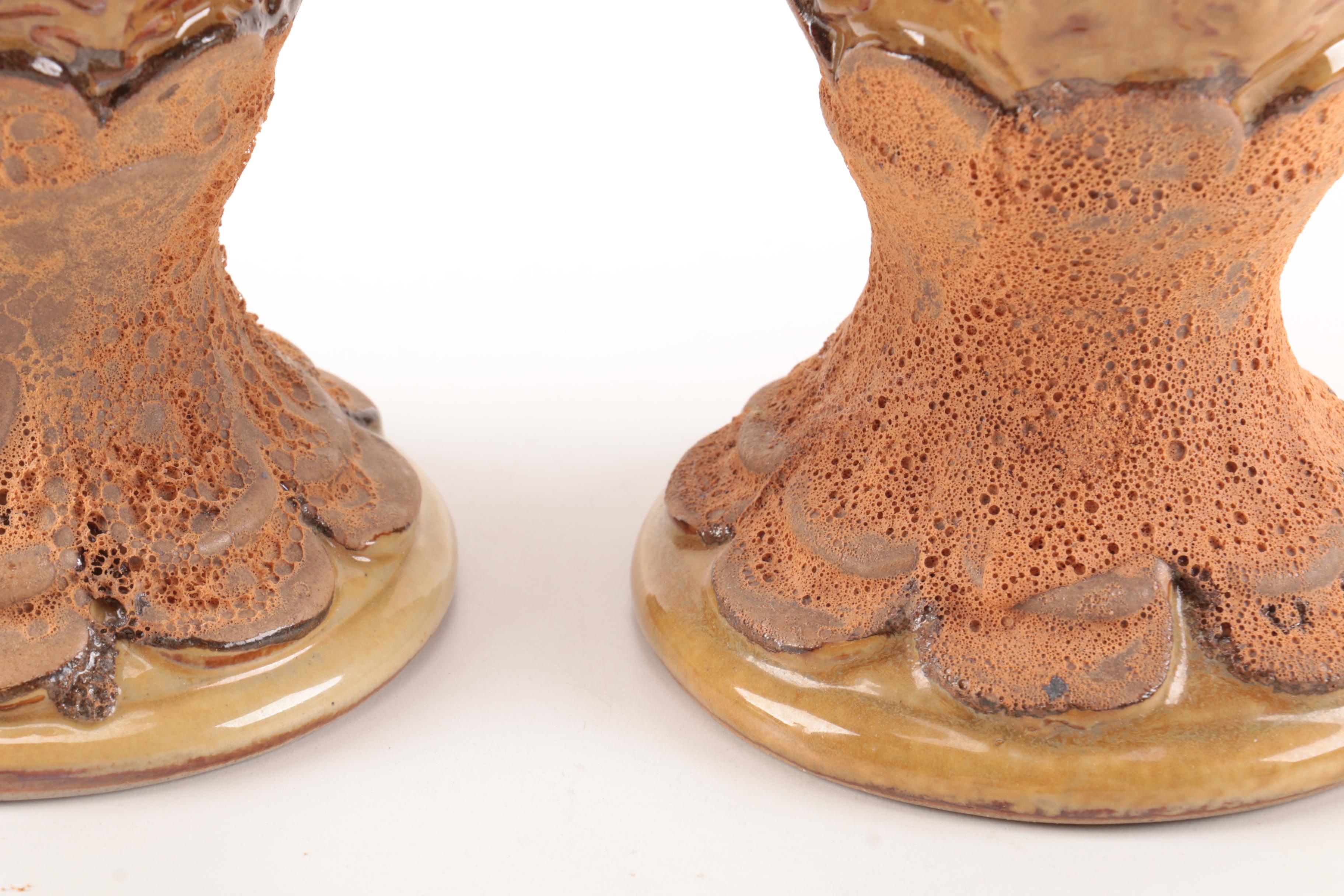 Ceramic Pillar Candle Holders