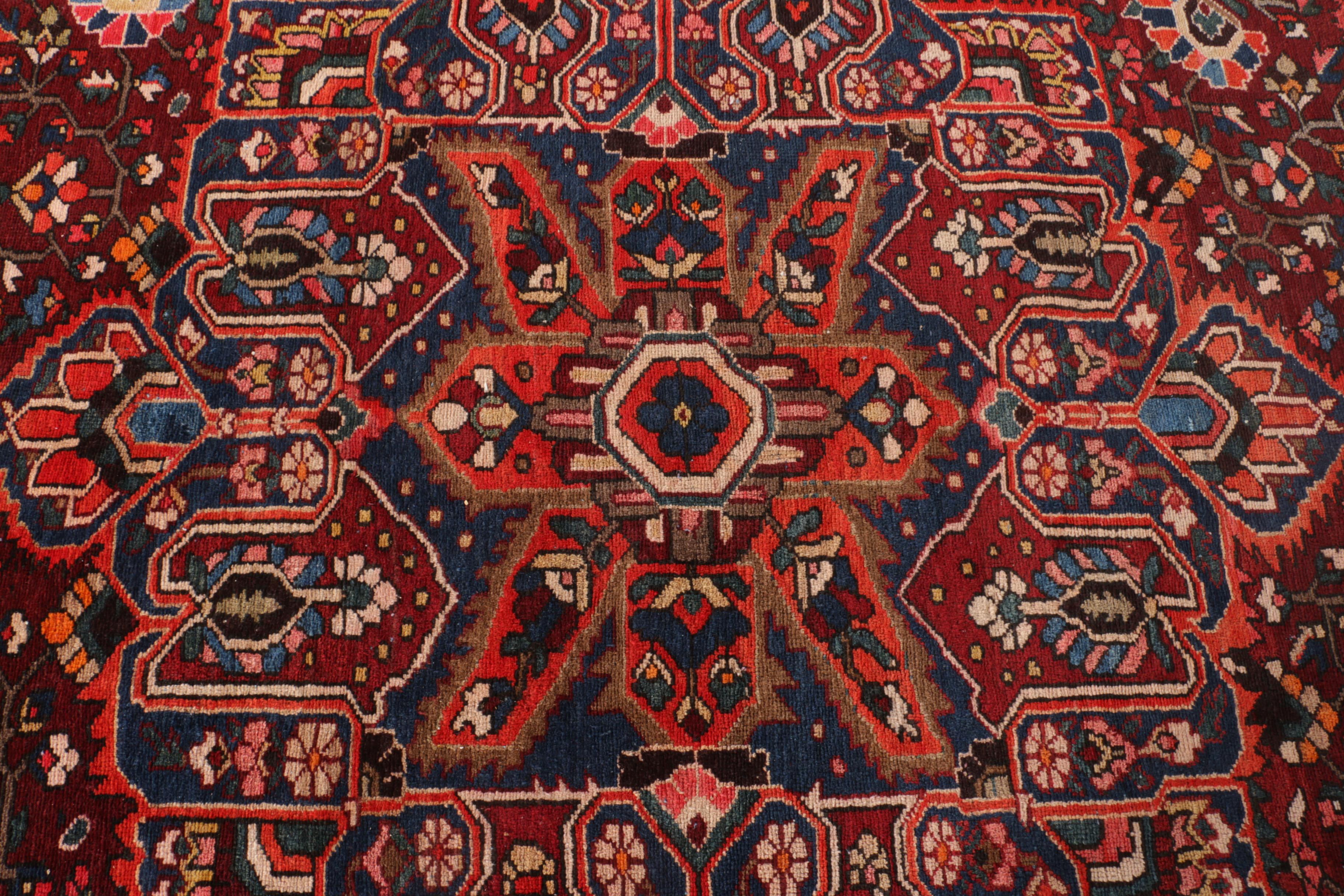Hand-Knotted Persian Bakhtiari Area Rug