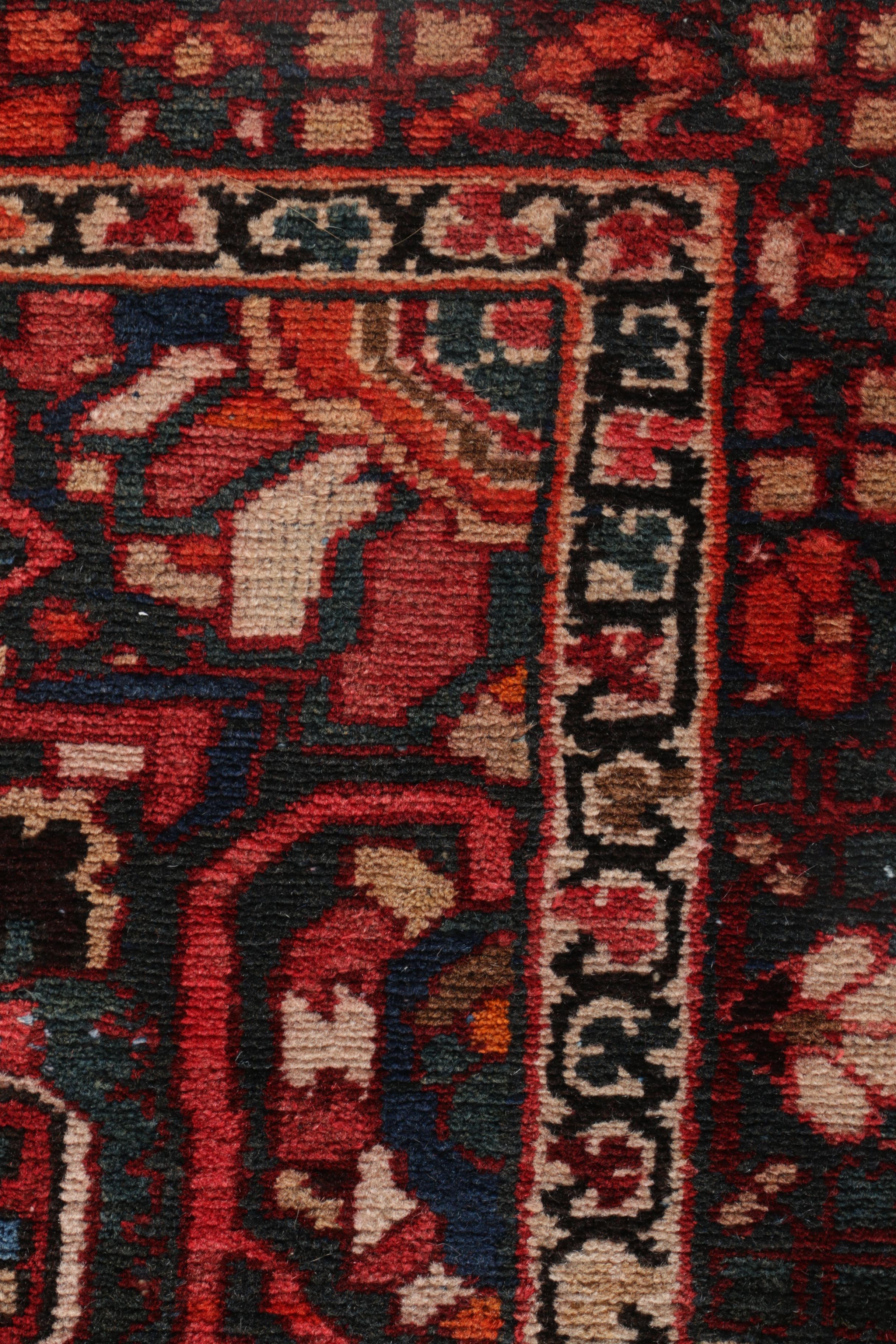 Hand-Knotted Persian Bakhtiari Area Rug