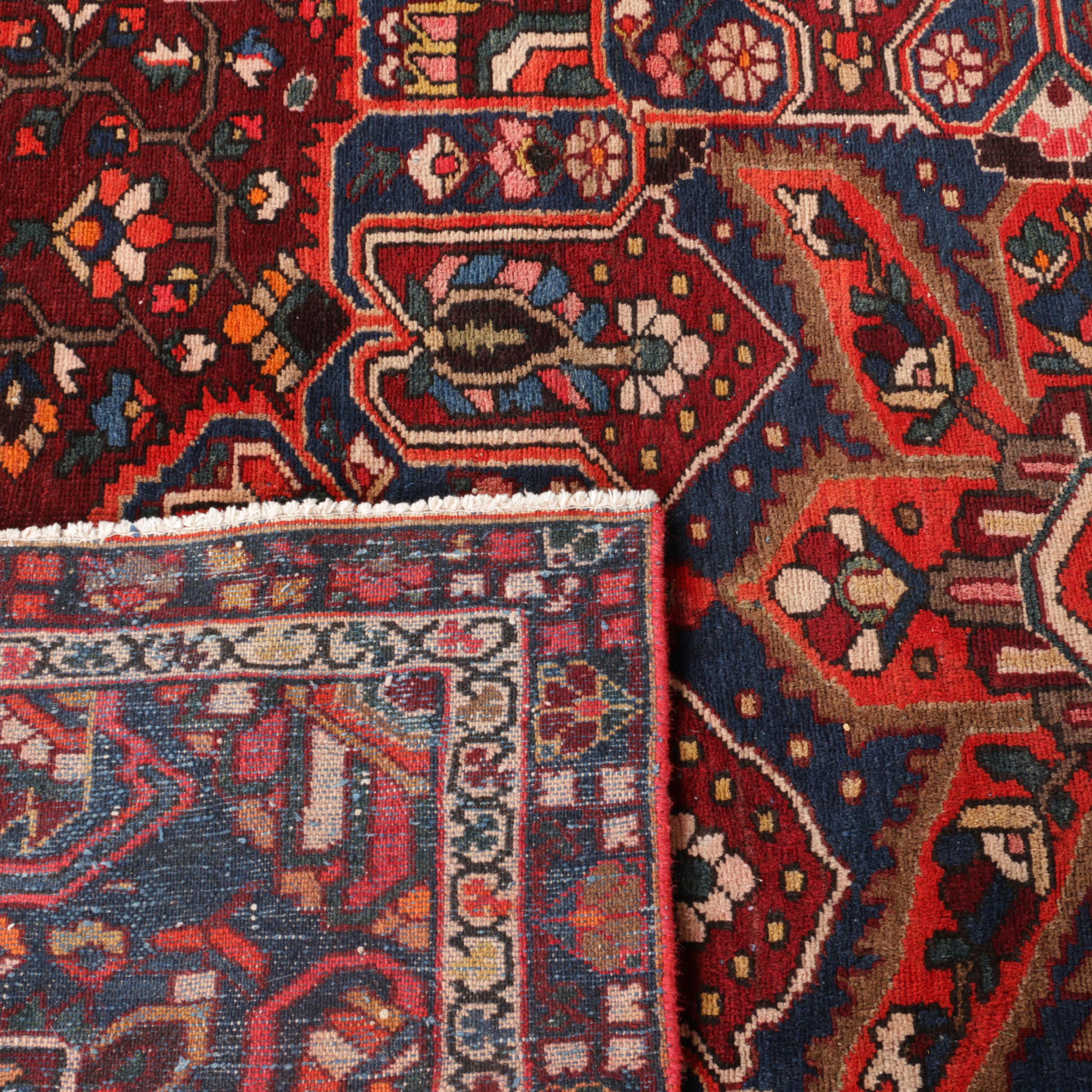 Hand-Knotted Persian Bakhtiari Area Rug