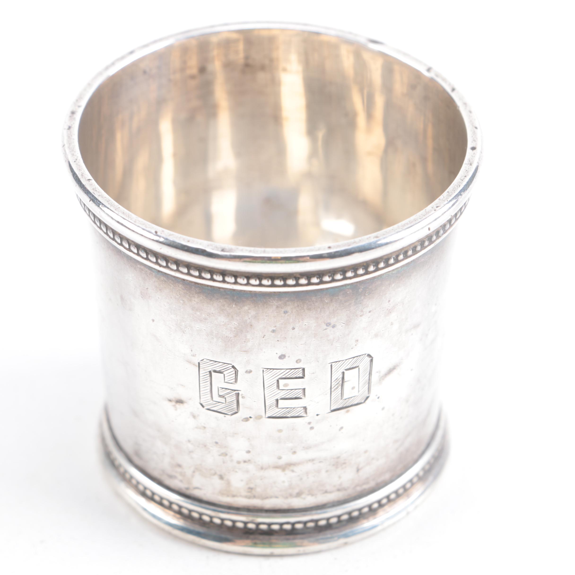 Sterling Silver Presidential LBJ Jigger by Mark J. Scearce