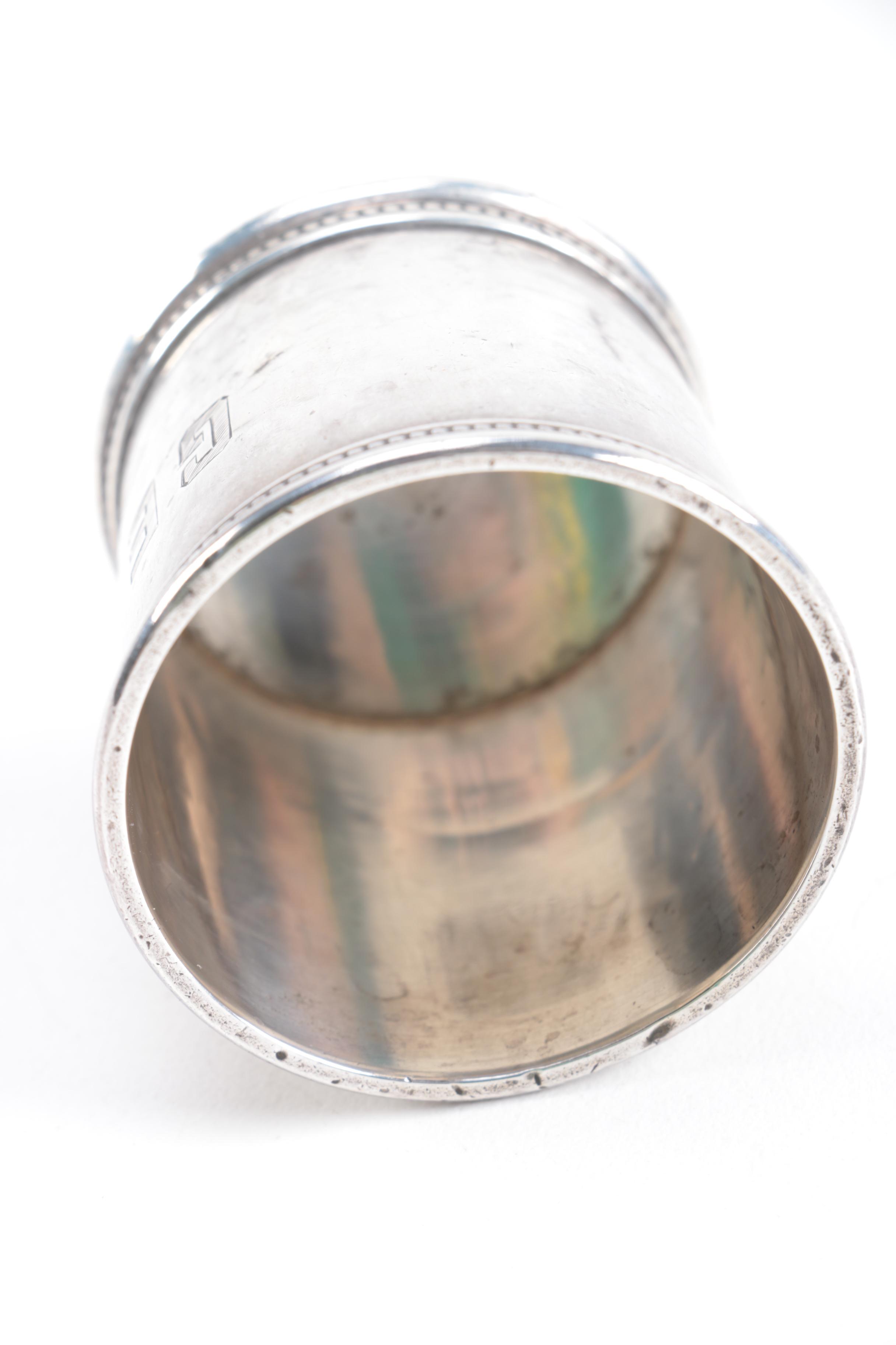 Sterling Silver Presidential LBJ Jigger by Mark J. Scearce