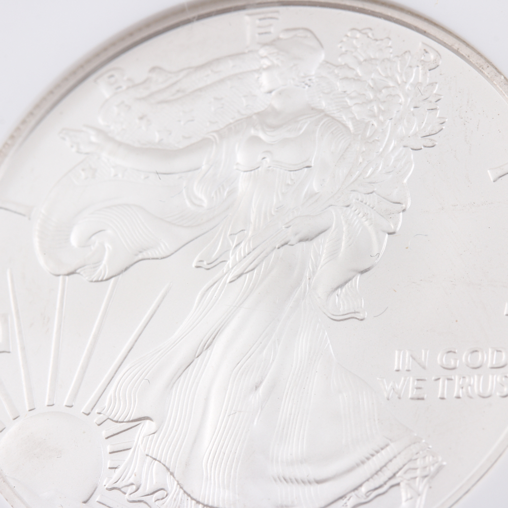 Graded MS 69 (by NGC) 2006-W Early Release Silver Eagle Dollar