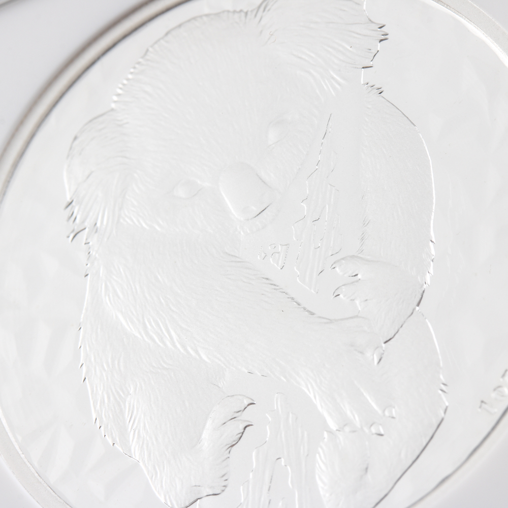 Graded MS 69 (by NGC) 2007 First Year of Issue Australian Koala Silver Bullion $1 Coin