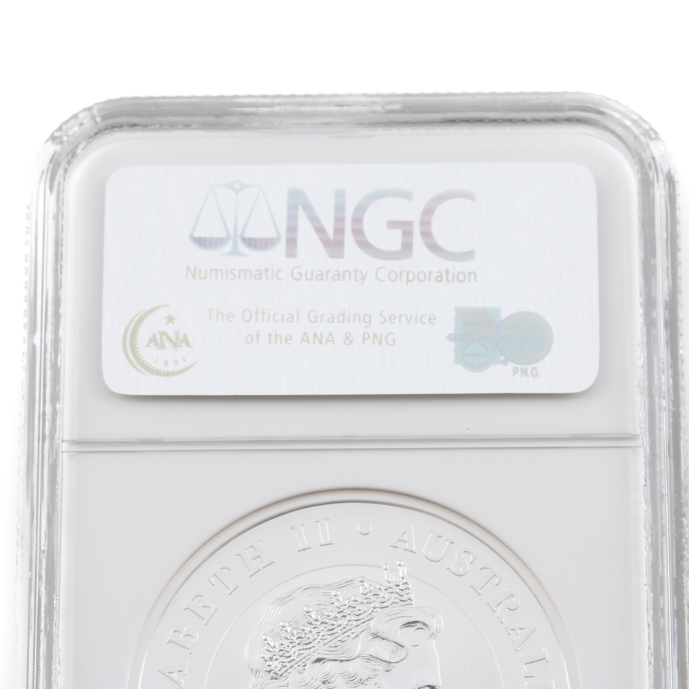 Graded MS 69 (by NGC) 2007 First Year of Issue Australian Koala Silver Bullion $1 Coin