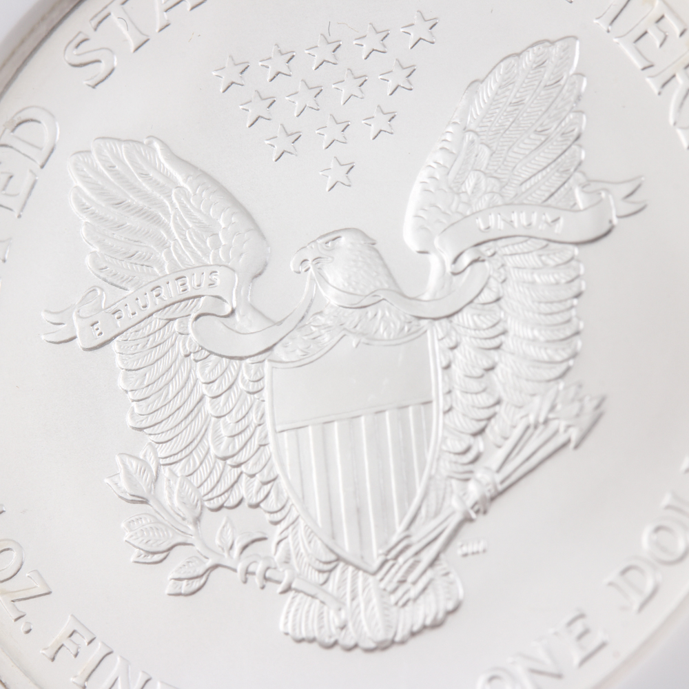 Graded MS 69 (by NGC) 2004 Silver Eagle Dollar