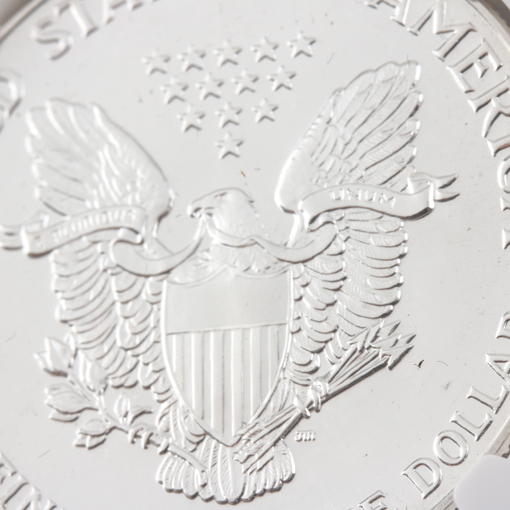 Graded MS 69 (by NGC) 1988 Silver Eagle Dollar