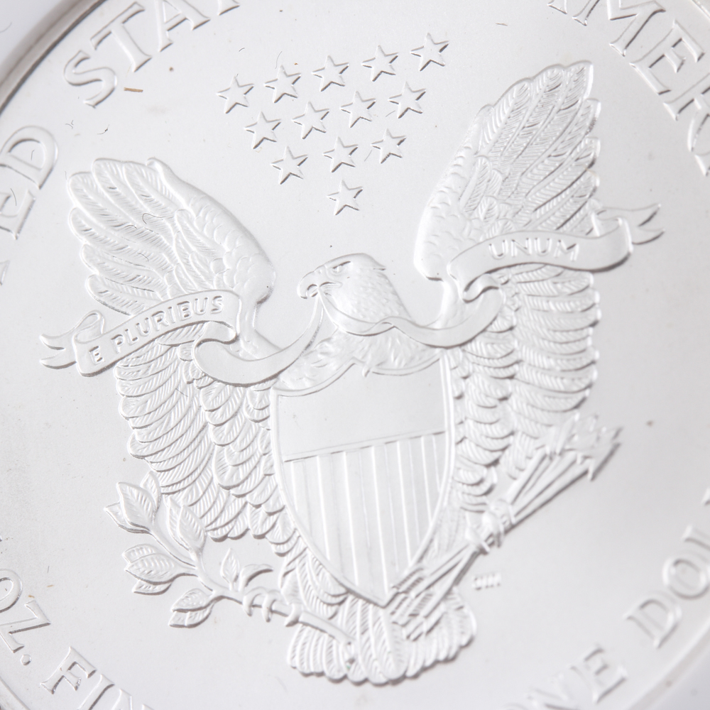 Graded MS 69 (by NGC) 1995 Silver Eagle Dollar