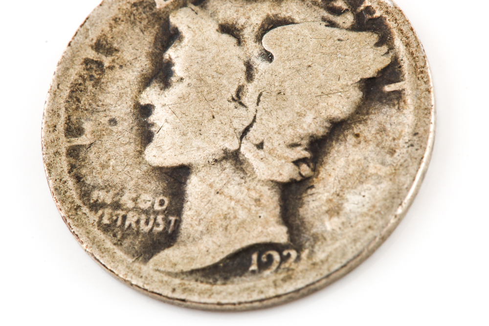 1921 Mercury Dime