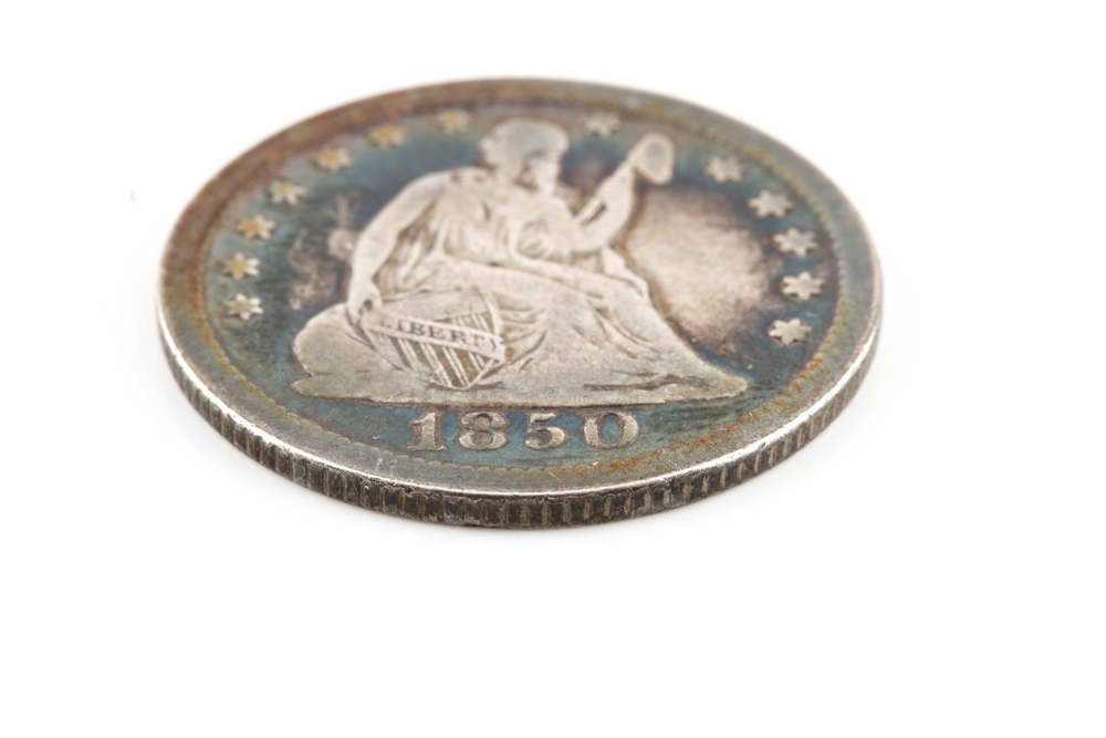 1850 Liberty Seated Quarter