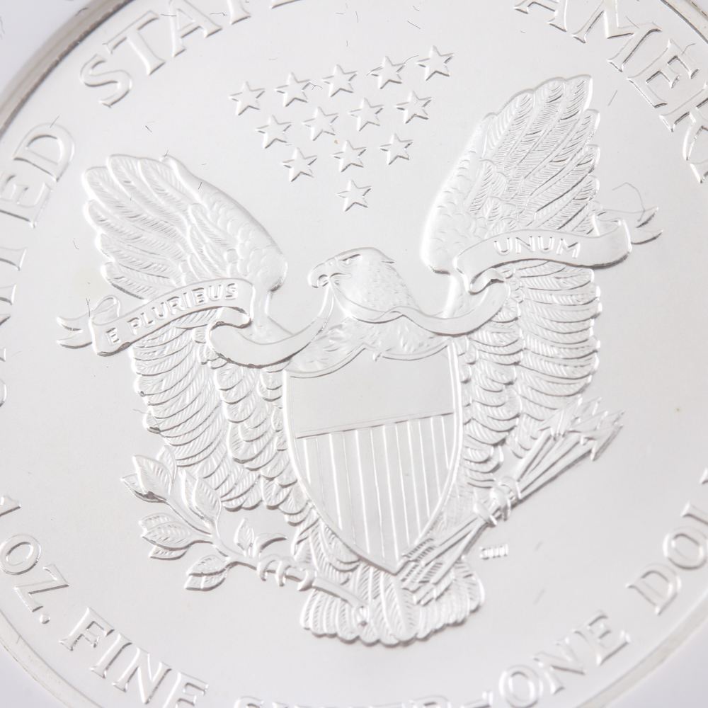 Graded MS 69 (by NGC) 1994 Silver Eagle Dollar